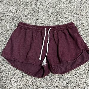 Maroon shorts